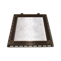 Tampa Casa Máquina Piscina Rebaixada Art Grelha 80x80cm M - 1