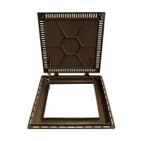 Tampa Casa Máquina Piscina Rebaixada Art Grelha 80x80cm M - 5