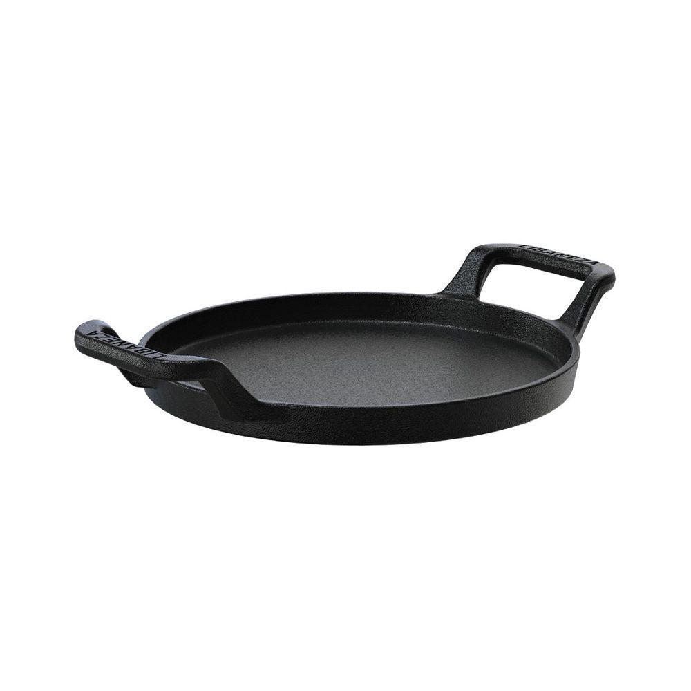 Bifeteira Redonda Alça Ferro Fundido Servir Porção 22cm - 1