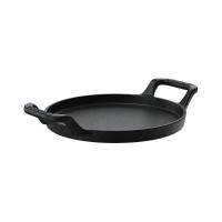 Bifeteira Redonda Alça Ferro Fundido Servir Porção 22cm - 1