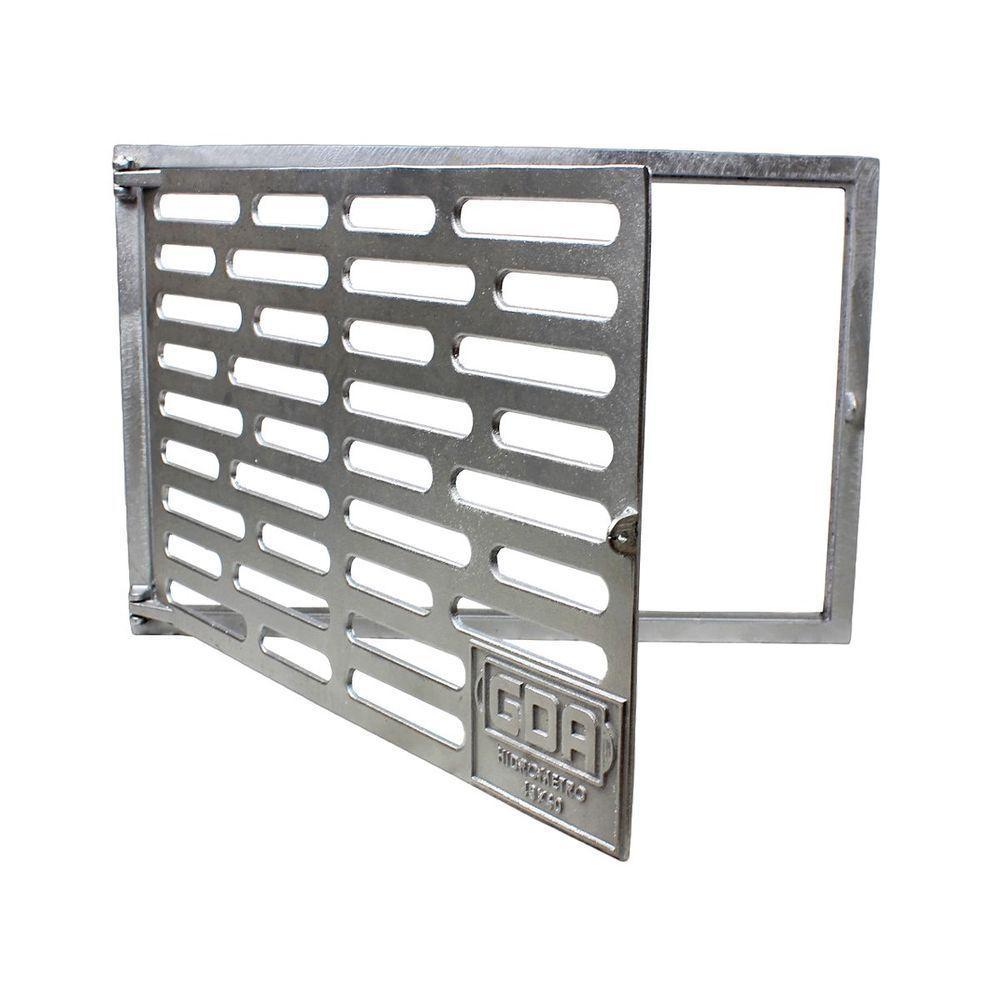 Frente Protetora Hidrômetro Articulada Porta Cadeado 60x40cm - 1