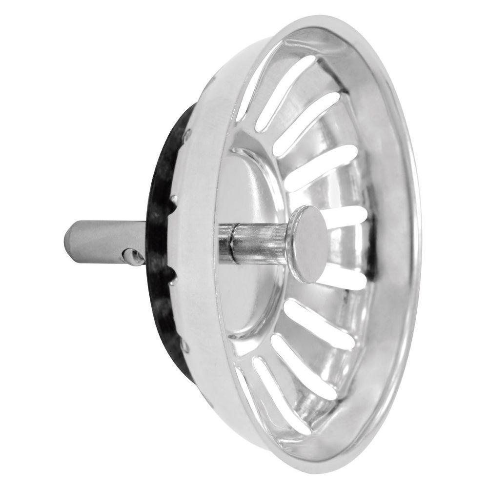 Tampa De Ralo De Pia Para Válvula Tramontina New Luxo 4 1-2 Inox - 3