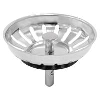 Tampa De Ralo De Pia Para Válvula Tramontina New Luxo 4 1-2 Inox - 1