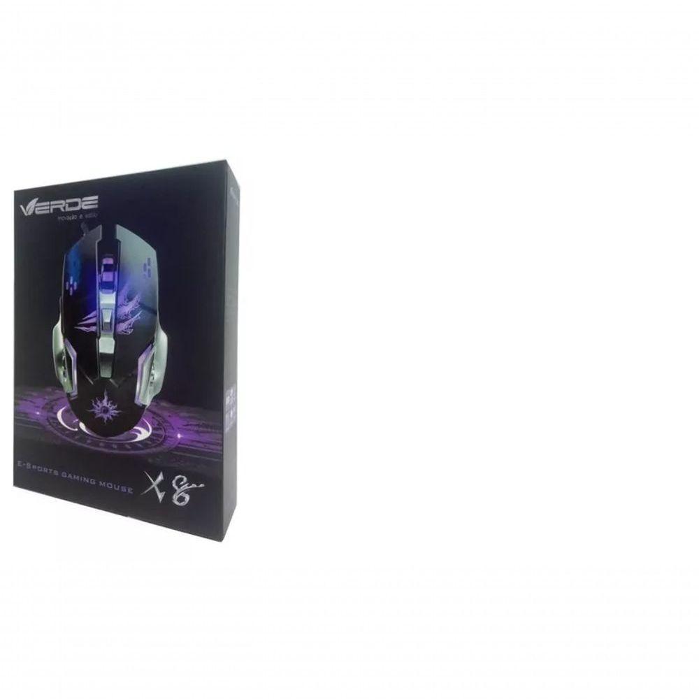 Mouse Gamer Barato 6 Botões 3200 Dpi Com Led Cabo Nylon Usb - 2