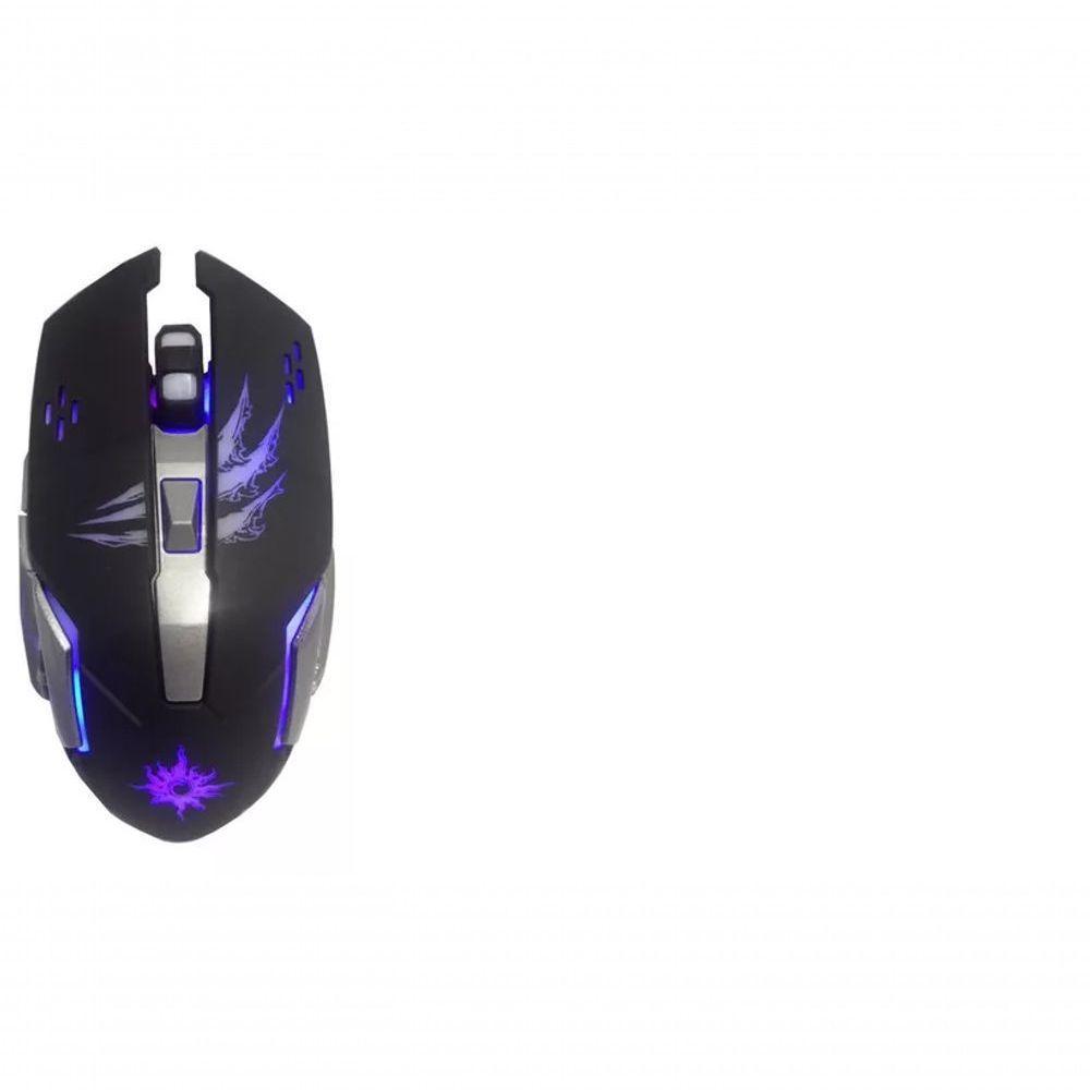 Mouse Gamer Barato 6 Botões 3200 Dpi Com Led Cabo Nylon Usb - 4