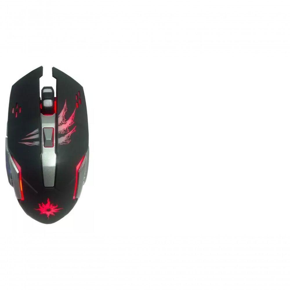 Mouse Gamer Barato 6 Botões 3200 Dpi Com Led Cabo Nylon Usb - 5