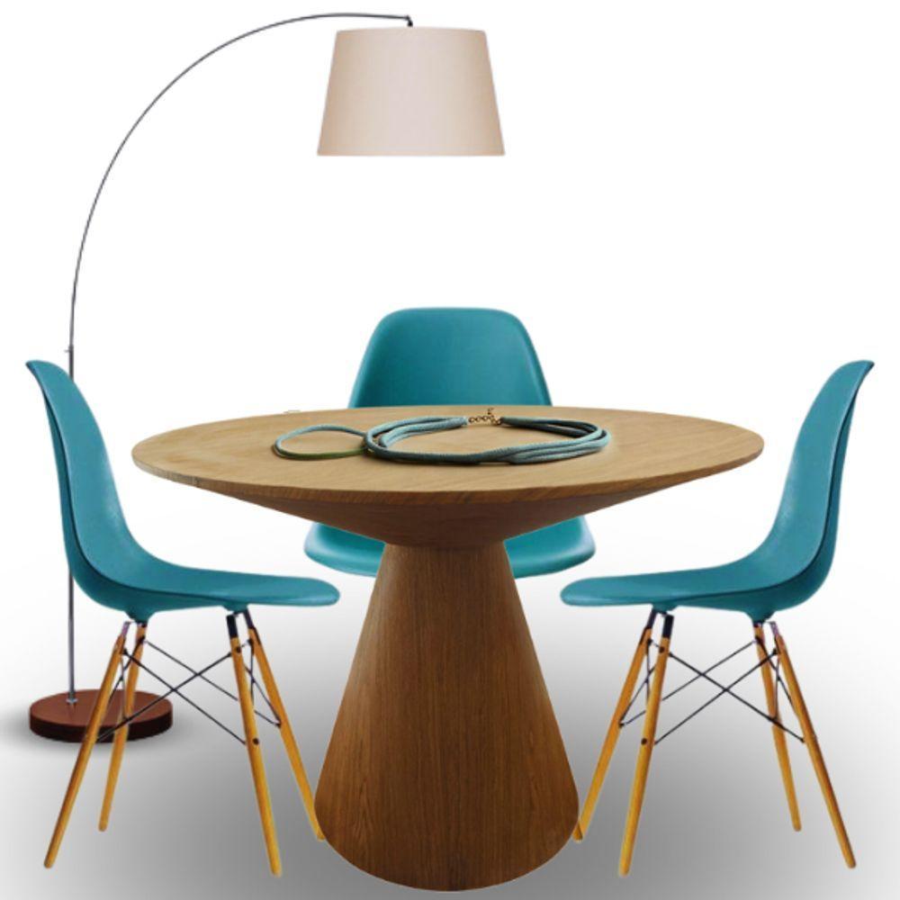 Mesa De Jantar Eclipse Cone Redonda 150cm Em Freijo - 4