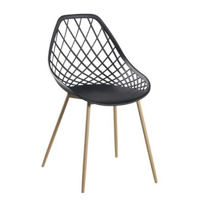 Cadeira Cloe Base Aço - Preta