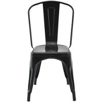 Kit 4 Cadeiras Tolix Iron Titan Rivatti Aço Preto - 5