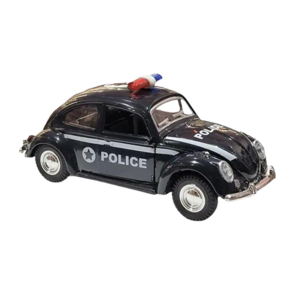 Netcar Metal Fusca Fricção Polícia 1/32 - Net Toy - 2
