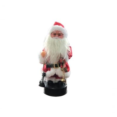Papai Noel Musical Com Lanterna E Movimento 30cm Ntc10012 - Wincy