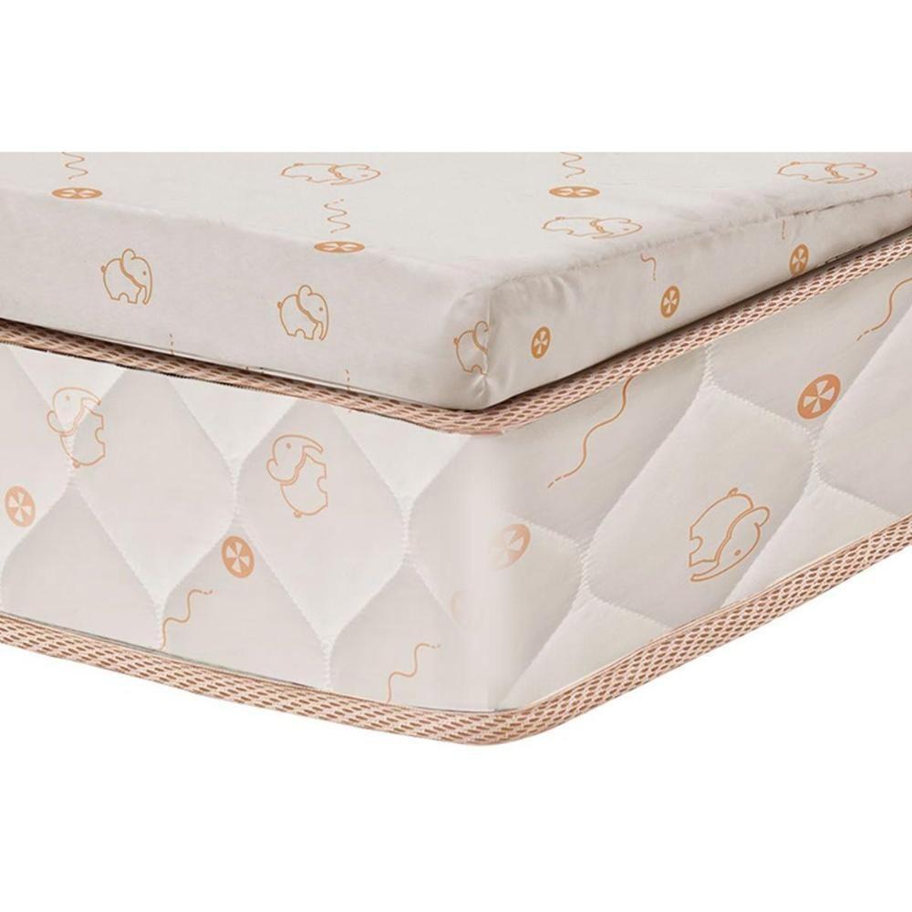 Colchão do Bebê D18 Baby Rampa Anti-Refluxo Berço - 60x130x10 - Polar - 5