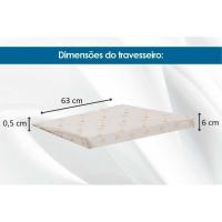 Colchão do Bebê D18 Baby Rampa Anti-Refluxo Berço - 60x130x10 - Polar - 7