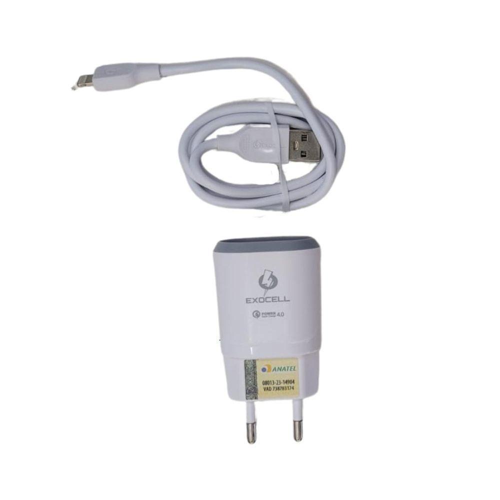 Carregador De Celular Ip 4a V9 Turbo Power - Exocell - 2