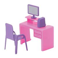 Kit Quarto Sala E Cozinha Mini Judy Home - Samba Toys - 3