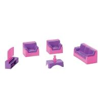 Kit Quarto Sala E Cozinha Mini Judy Home - Samba Toys - 5