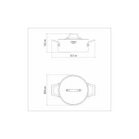 Caçarola Tramontina Grano Rasa Em Aço Inox Corpo Triplo Com Tampa E Alças 24 Cm 4,4 L Tramontina - 6