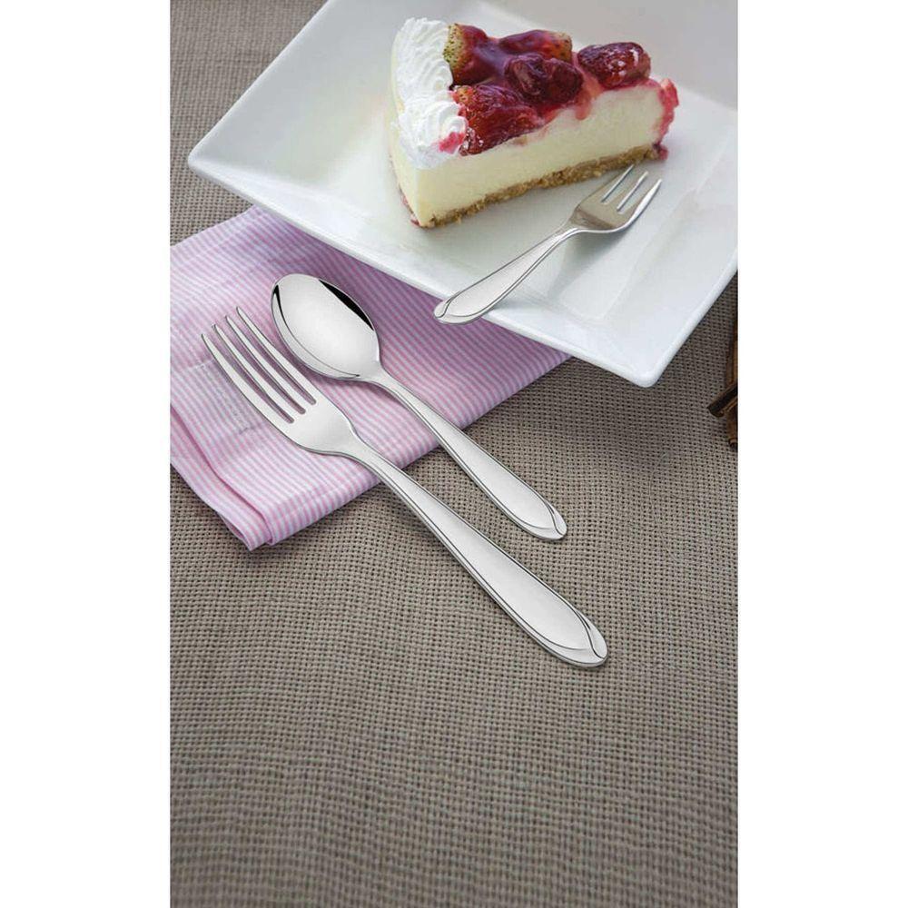 Faqueiro Laguna Em Aço Inox Com Facas De Mesa Acabamento Em Brilho Com Detalhes No Cabo 3 Tramontina - 3