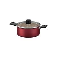 Panela Caçarola 20 Cm Tramontina Antiaderente Turim Vermelha - 1