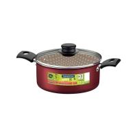 Panela Caçarola 20 Cm Tramontina Antiaderente Turim Vermelha - 2