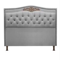 Cabeceira Estofada Holanda 1,95 King Size Linho Speciale Home Grafite - 3