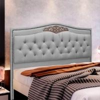 Cabeceira Estofada Holanda 1,95 King Size Linho Speciale Home Grafite