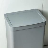 Lixeira Com Pedal Trium 50 L Chumbo Ou - 4