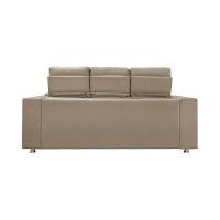 Sofá Retrátil E Reclinável 3 Lugares Londres 1.90cm Com Molas Suede Speciale Home Bege - 6