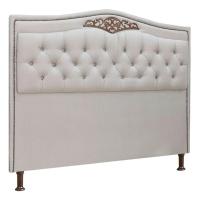 Cabeceira Estofada Holanda 1,60 Queen Linho Speciale Home Carvalho - 1