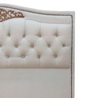 Cabeceira Estofada Holanda 1,60 Queen Linho Speciale Home Carvalho - 5