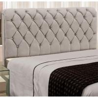 Cabeceira Estofada Fernanda 1,95 King Size Speciale Home Bege Marfim - 3