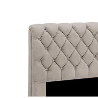 Cabeceira Estofada Fernanda 1,95 King Size Speciale Home Bege Marfim - 4