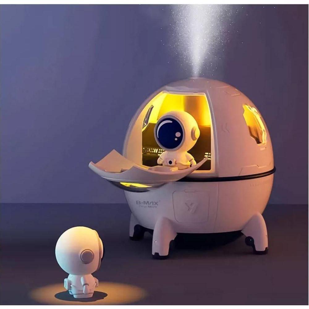 Umidificador Difusor De Ar Astronauta Nave Espacial Com Led Usb - 2