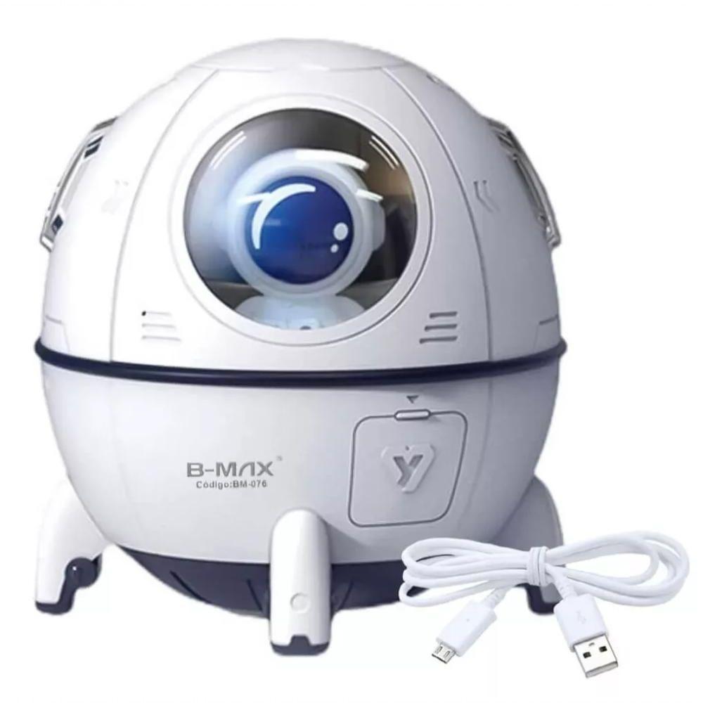 Umidificador Difusor De Ar Astronauta Nave Espacial Com Led Usb - 3