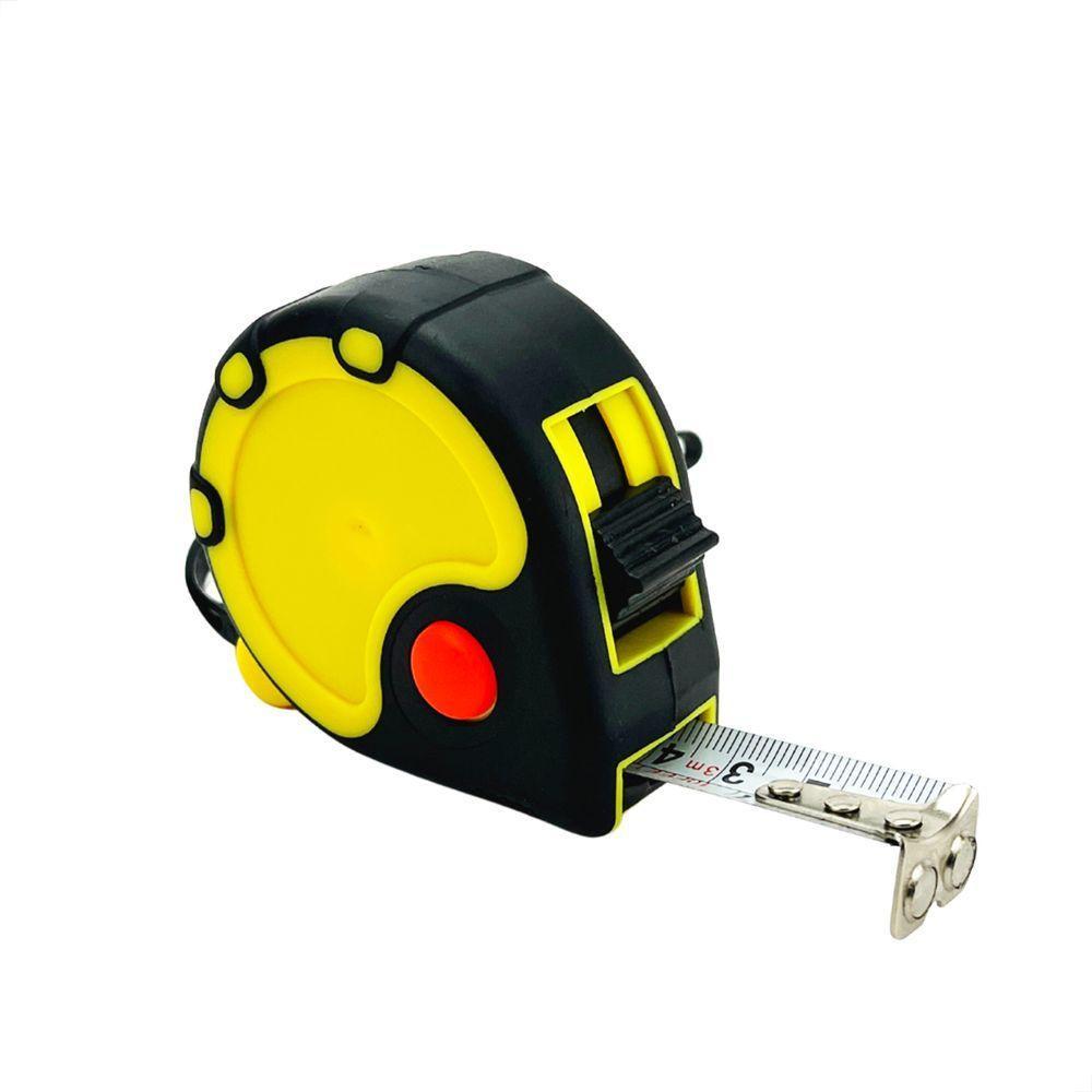 Trena 10 Metros Magnética 3 Travas Emborrachada 25mm - 1