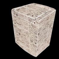 Capa De Maquina De Lavar Abertura Superior Bege Desenho M - 2