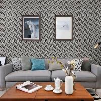 Papel De Parede Adesivo Pvc Estampa Zig Zag 5m X 45cm - 1