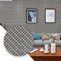 Papel De Parede Adesivo Pvc Estampa Zig Zag 5m X 45cm - 2