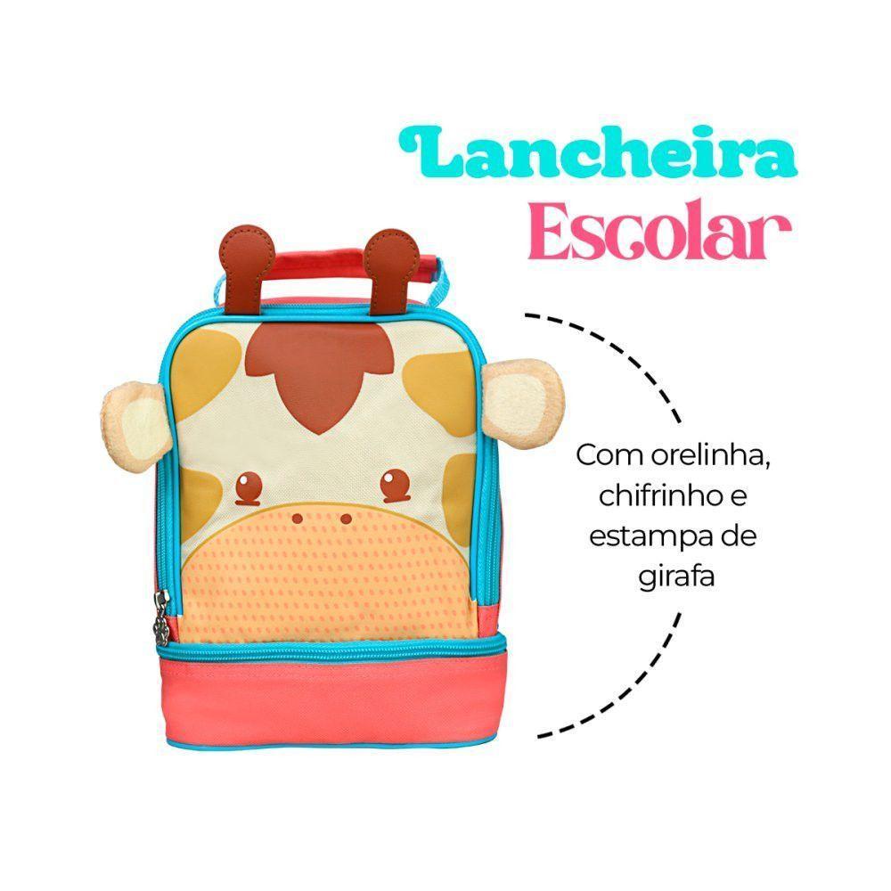 Lancheira Térmica Infantil Com Alça - Girafa - 6