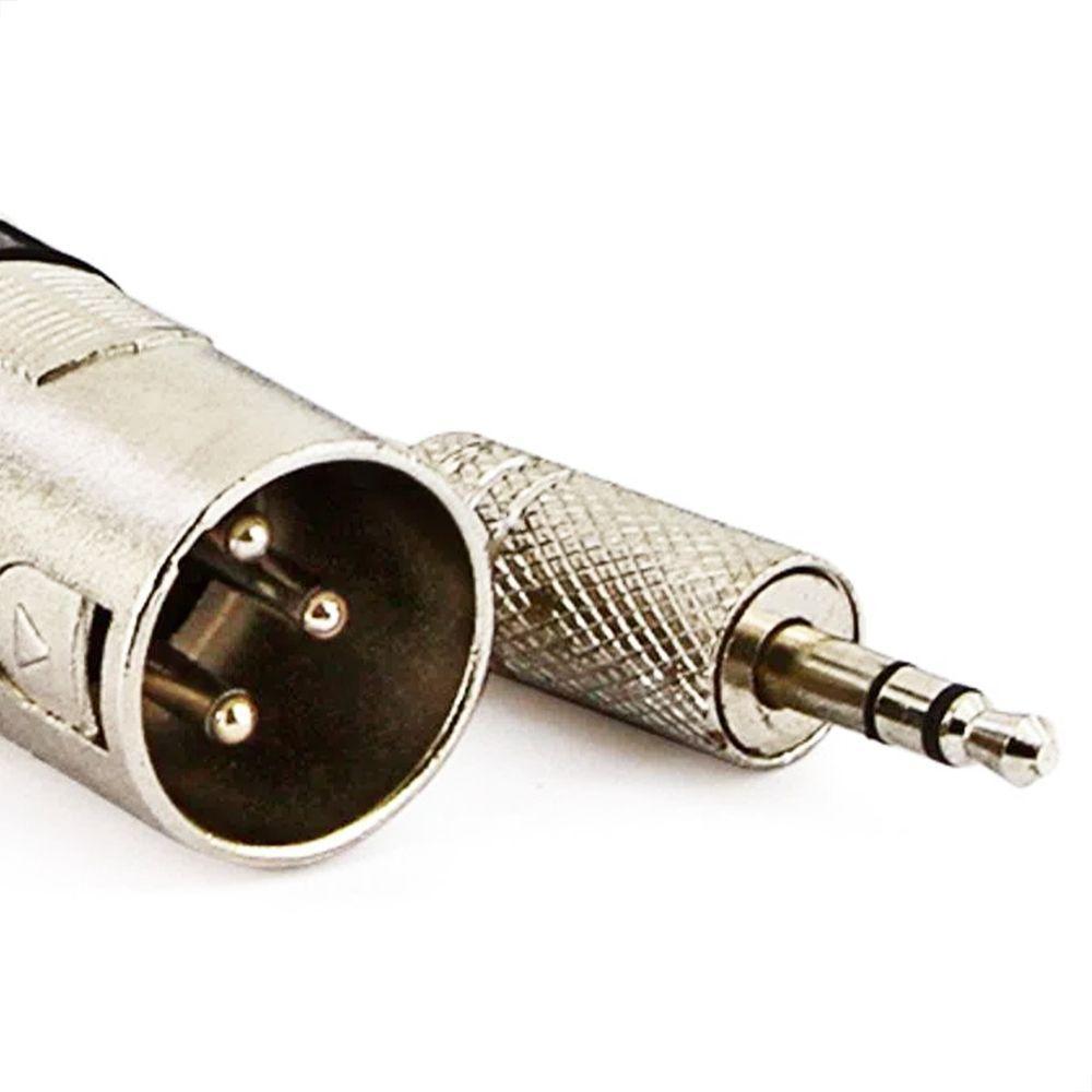 Cabo P2 Para Xlr Macho Estereo - 4 Metros - 4