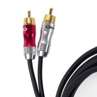 Cabo P2 Estereo Para 2 Rca Profissional - 2 Metros
