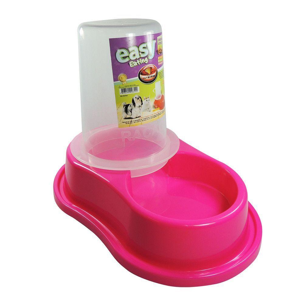 Bebedouro Automático Para Cães E Gatos Antiformiga - Rosa - 1