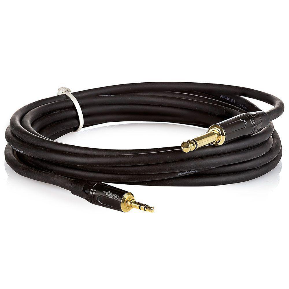 Cabo Profissional P10 Mono Para P2 Estéreo - 15 Metros - 1