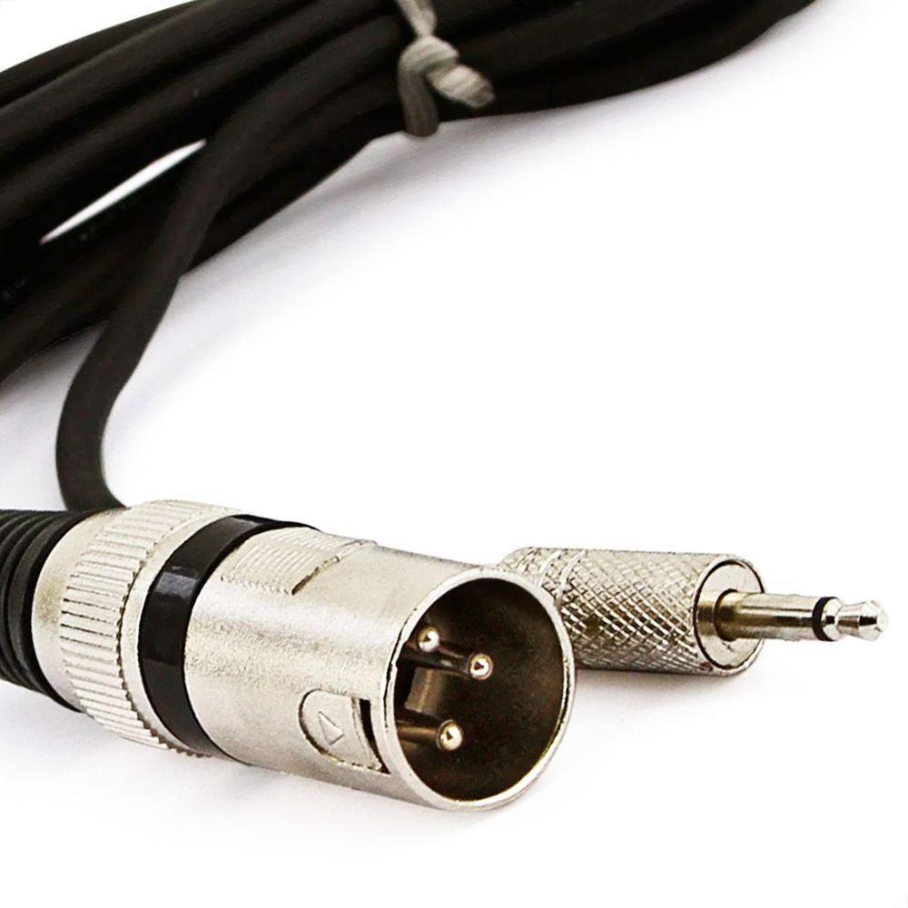 Cabo P2 Para Xlr Macho Mono - 3 Metros - 5