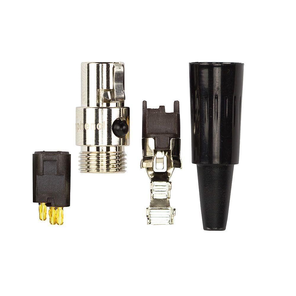 Conector Mini Plug Xlr Fêmea - Amphenol - 2