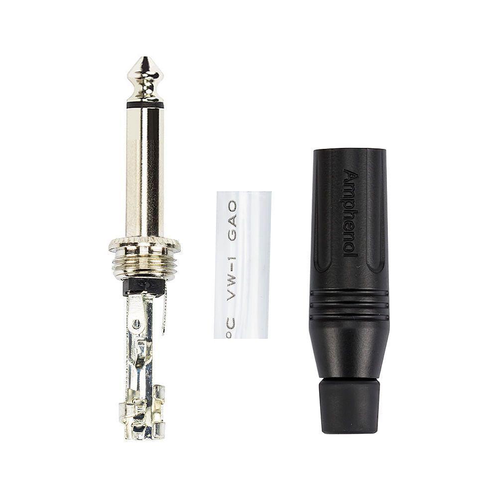 Cabo P10 Para P10 Mono Black Amphenol - 50 Cm - 2