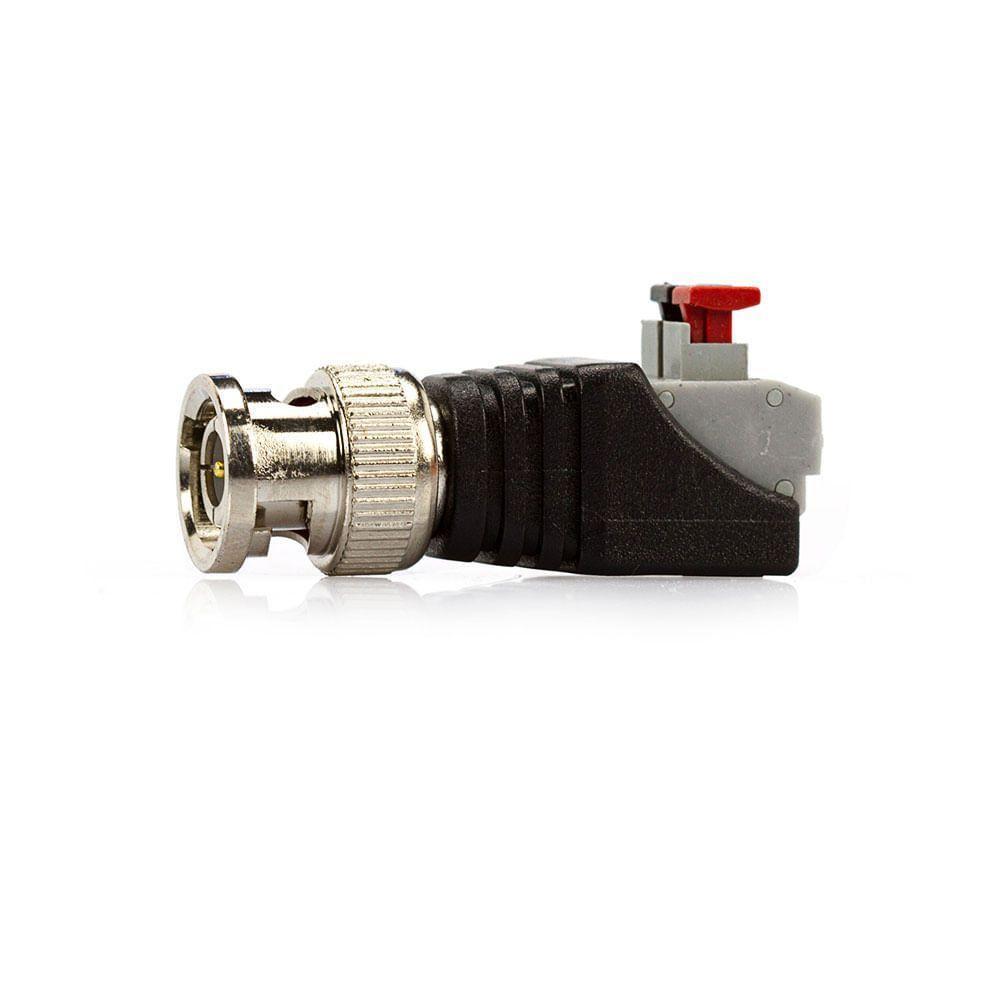 Adaptador Borne Pressão Plug Bnc - Macho - 1
