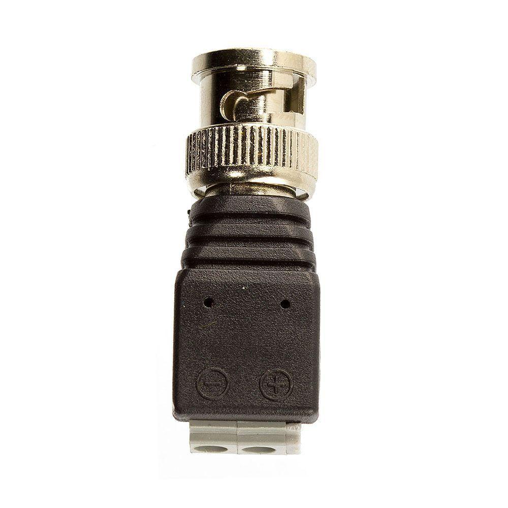 Adaptador Borne Pressão Plug Bnc - Macho - 3