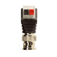 Adaptador Borne Pressão Plug Bnc - Macho
