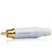 Plug Rca Macho Acpr-wht, Amphenol - Branco - 2